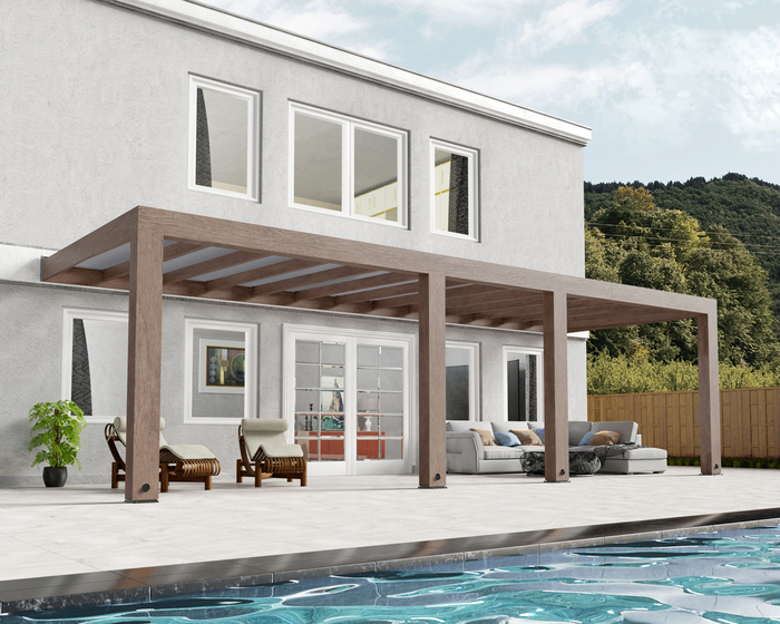 Terrasstak Helsinki Cederträ 860 x 300 cm Canopia by Palram